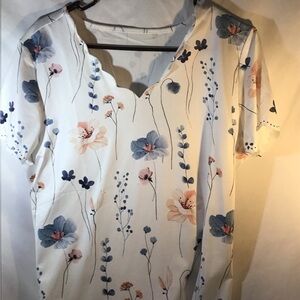 Floral Print Women's Top